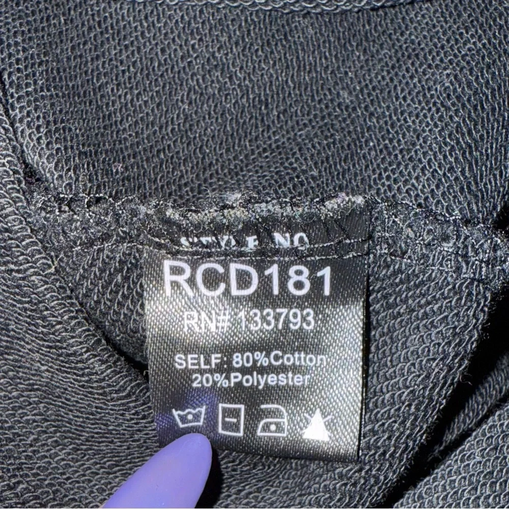 POL Classic Black Acid Wash Polo Dress - Women's Size Medium - Picture 9 of 9